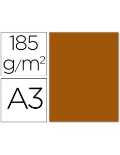 CARTULINA GUARRO DIN A3 CUERO 185 GR PAQUETE 50 HOJAS