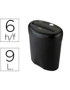 DESTRUCTORA DE DOCUMENTOS Q-CONNECT KF15541 CAPACIDAD DE CORTE 6 H DESTRUYE GRAPAS PEQUEÑAS