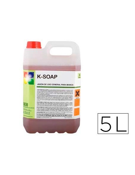 LIMPIADOR JABON PARA MANOS GARRAFA 5 LITROS