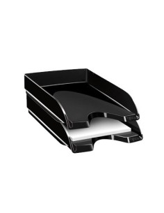 BANDEJA SOBREMESA CEP PLASTICO NEGRA 348X257X66 MM