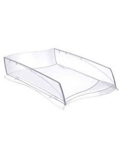 BANDEJA SOBREMESA CEP ELLYPSE PLASTICO TRANSPARENTE 380X275X82 MM