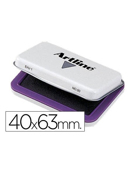 TAMPON ARTLINE N.00 VIOLETA 40X63 MM