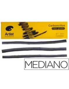CARBONCILLO ARTIST MEDIANOS 5-6 MM CAJA DE 6 UNIDADES