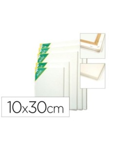 BASTIDOR ARTIST LIENZO GRAPADO TRASERO ALGODON 100% 10X30 CM