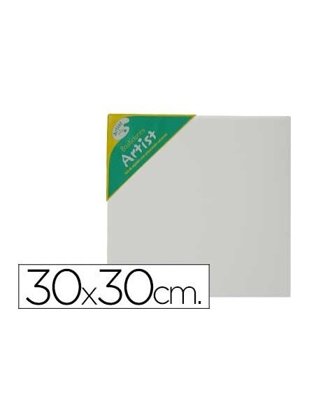 BASTIDOR ARTIST LIENZO GRAPADO TRASERO ALGODON 100% 30X30 CM