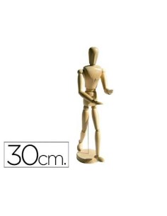 MANIQUI DE PINTURA ARTIST MADERA MASCULINO 30 CM