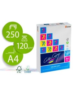 PAPEL FOTOCOPIADORA COLOR COPY DIN A4 120 GRAMOS PAQUETE DE 250 HOJAS