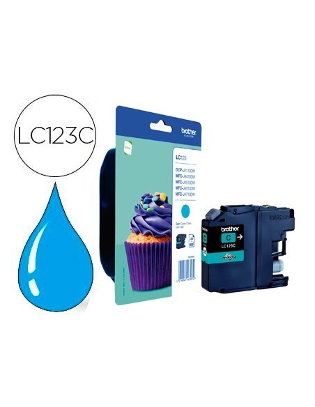 INK-JET BROTHER MFC-J4410DW/4510 DW CIAN 600 PAG