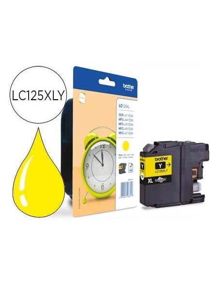 INK-JET BROTHER MFC-J4410DW/4510 DW AMARILLO ALTA CAPACIDAD 1200 PAG