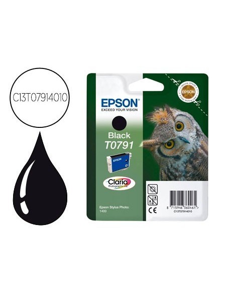 INK-JET EPSON STYLUS T07914 NEGRO P50 PX650 700W 710W 720WD 730WD 800FW