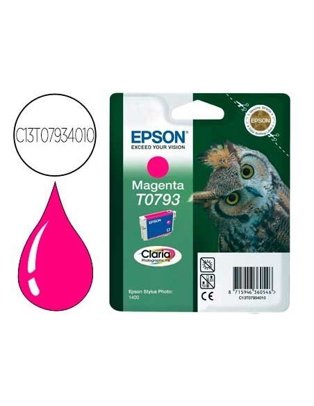 INK-JET EPSON STYLUS TO 7934 MAGENTA P50 PX650 700W 710W 720WD 730WD 800FW