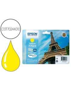 INK-JET EPSON STYLUS T7024 AMARILLO XL WP-4000 4500 CAPACIDAD 2400 PAG