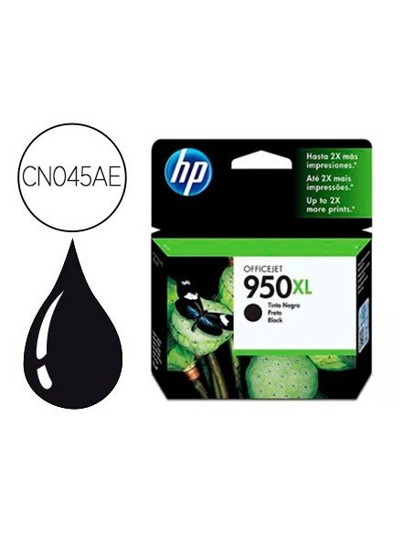 INK-JET HP 950XL NEGRO CN045AE CAPACIDAD 2300 PAG