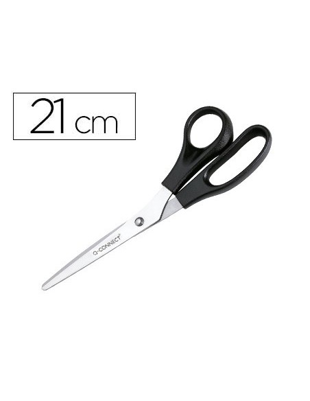 TIJERA OFICINA Q-CONNECT PARA ZURDOS 8" 21 CM