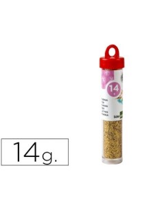 PURPURINA LIDERPAPEL FANTASIA COLOR ORO BOTE DE 14 GR