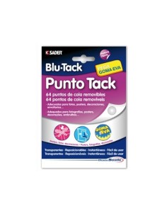 SUJETACOSA MASILLA BOSTIK BLU TACK PUNTO TACK 64 PUNTOS DE COLA