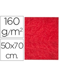 FIELTRO LIDERPAPEL 50X70CM ROJO 160G/M2