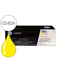 TONER HP 305A LASERJET M351/M451/M375/M475 AMARILLO - 2600 PAG -