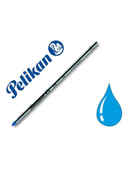 RECAMBIO BOLIGRAFO PELIKAN CORTO MODELO 38 METALICO COLORAZUL PUNTA MEDIA