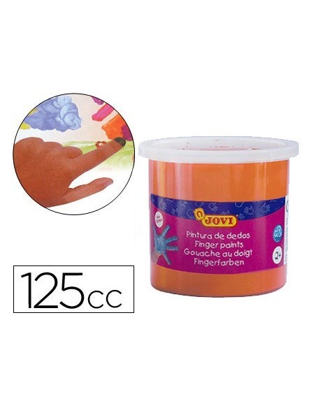 PINTURA A DEDOS JOVI 125 CC NARANJA