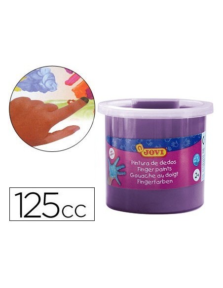 PINTURA A DEDOS JOVI 125 CC VIOLETA