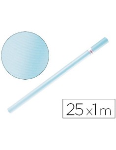 PAPEL KRAFT LIDERPAPEL AZUL CIELO ROLLO 25X1 MT