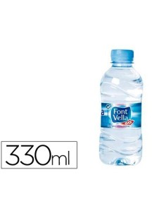 AGUA MINERAL NATURAL FONT VELLA BOTELLA SANT HILARI 330 ML