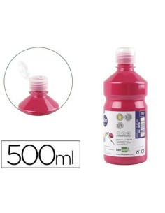 TEMPERA LIQUIDA LIDERPAPEL ESCOLAR 500 ML FUCSIA