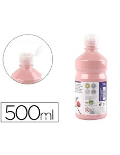 TEMPERA LIQUIDA LIDERPAPEL ESCOLAR 500 ML ROSA
