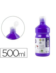 TEMPERA LIQUIDA LIDERPAPEL ESCOLAR 500 ML VIOLETA