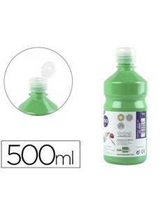 TEMPERA LIQUIDA LIDERPAPEL ESCOLAR 500 ML VERDE