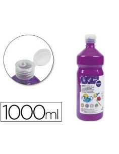 TEMPERA LIQUIDA LIDERPAPEL ESCOLAR 1000 ML VIOLETA