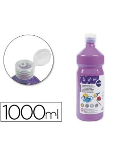TEMPERA LIQUIDA LIDERPAPEL ESCOLAR 1000 ML LILA