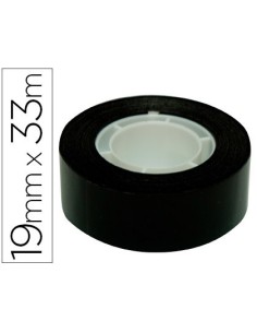 CINTA ADHESIVA APLI 33 MT X 19 MM COLOR NEGRO