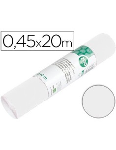 ROLLO ADHESIVO LIDERPAPEL UNICOLOR BLANCO BRILLO ROLLO DE 0,45 X 20 MT