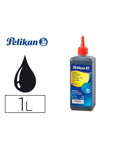 TINTA CHINA PELIKAN NEGRA FRASCO 1 L
