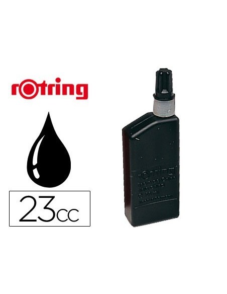 TINTA CHINA ROTRING NEGRA FRASCO DE 23 CC