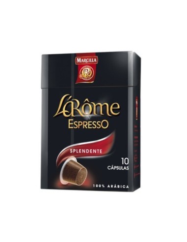 CAFE MARCILLA L AROME ESPRESSO SPLENDENTE FUERZA 7 CAJA DE 10UNIDADES COMPATIBLE CON NESPRESSO