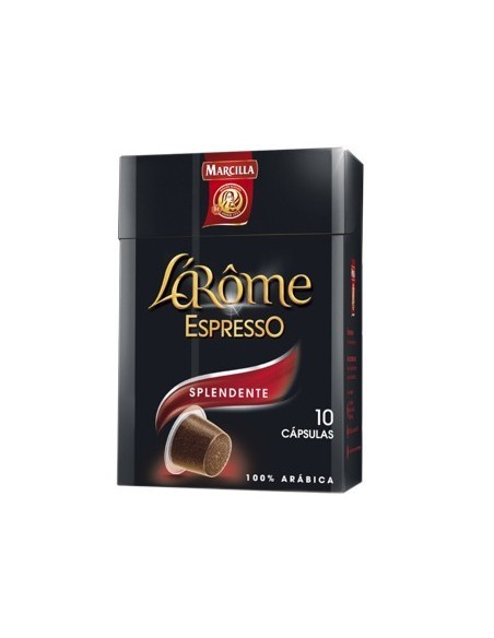 CAFE MARCILLA L AROME ESPRESSO SPLENDENTE FUERZA 7 CAJA DE 10UNIDADES COMPATIBLE CON NESPRESSO