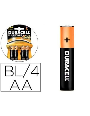 PILA DURACELL RECARGABLE AA 1300 MAH BLISTER DE 4 UNIDADES