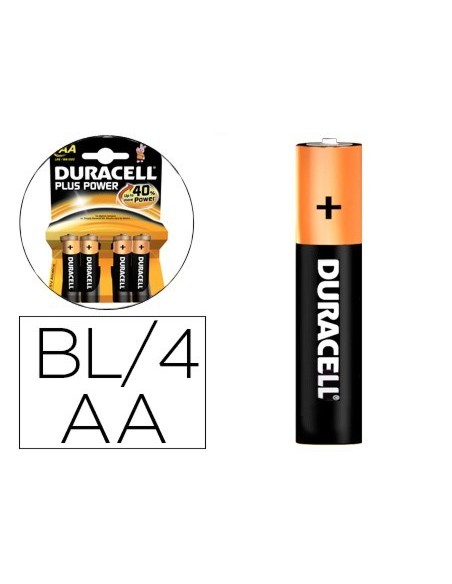 PILA DURACELL RECARGABLE AA 1300 MAH BLISTER DE 4 UNIDADES