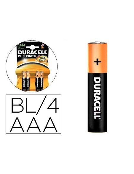 PILA DURACELL RECARGABLE AAA 750 MAH BLISTER DE 4 UNIDADES