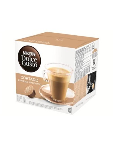 CAFE DOLCE GUSTO CORTADO MONODOSIS CAJA DE 16 UNIDADES