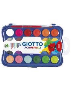 ACUARELA GIOTTO 24 COLORES ESTUCHE DE PLASTICO