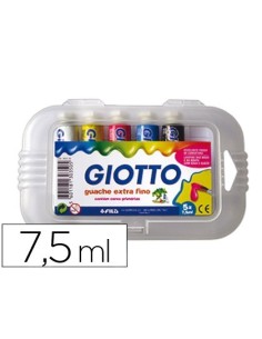 TEMPERA GIOTTO 7,5 ML 5 COLORES SURTIDOS
