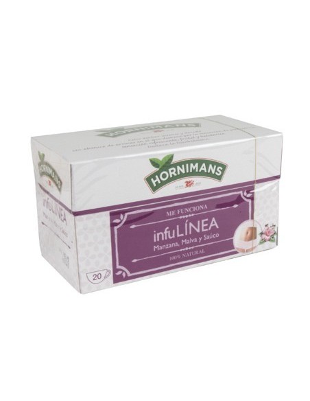TE HORNIMANS INFULINEA MANZANA MALVA Y SAUCO CAJA DE 20 BOLSAS