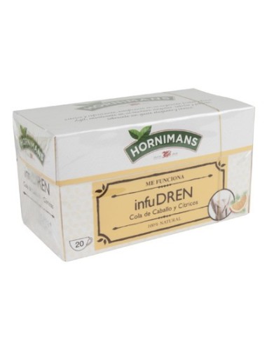 TE HORNIMANS INFUDREN COLA DE CABALLO Y CITRICOS CAJA DE 20 BOLSAS