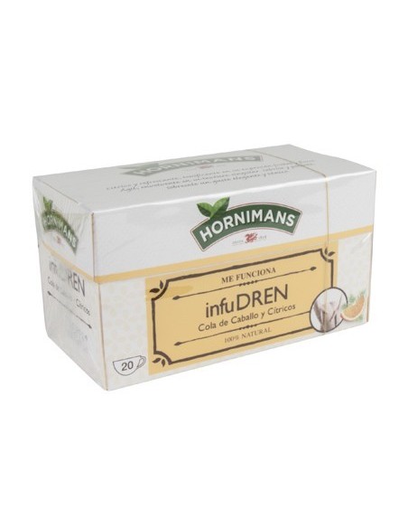 TE HORNIMANS INFUDREN COLA DE CABALLO Y CITRICOS CAJA DE 20 BOLSAS