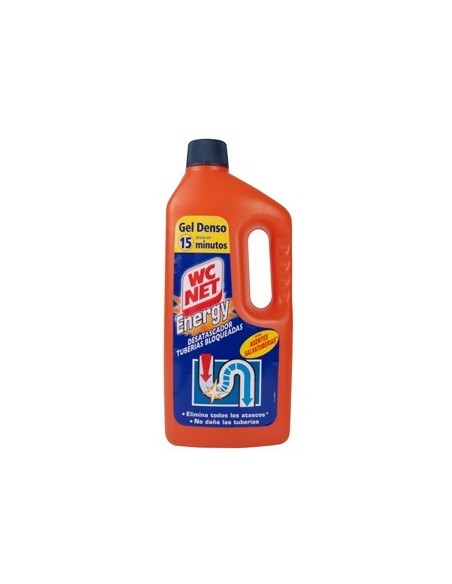 DESATASCADOR DE TUBERIAS GEL WC NET ENERGY BOTELLA DE 1 LITRO
