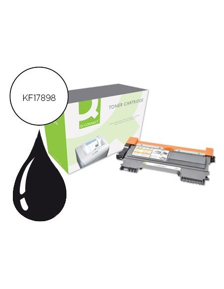 TONER Q-CONNECT COMPATIBLE BROTHER TN2210 HL-2240 / 2250 / 2270 NEGRO 1.200 PAG